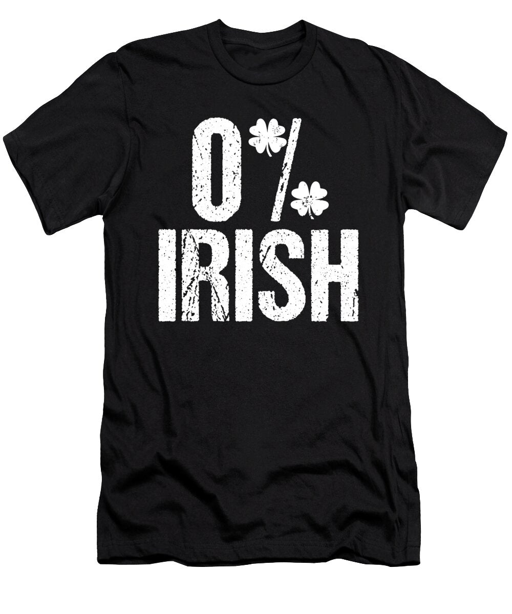 0 Percent Irish Clover St Paddys Ireland Shamrock Lacrosse Beer Festival Gift Thomas Larch T-Shirt