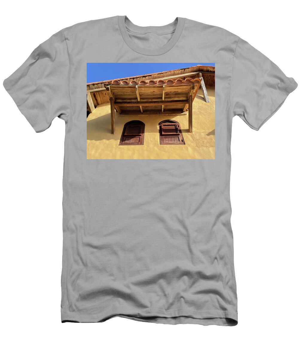 0113 Altos De Chavon Dormitory Window Israel Alvarez T-Shirt