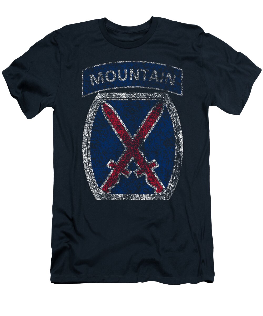 1 10th Mountain Division Army Infantry US USA Veteran Ashtin Rosie T-Shirt