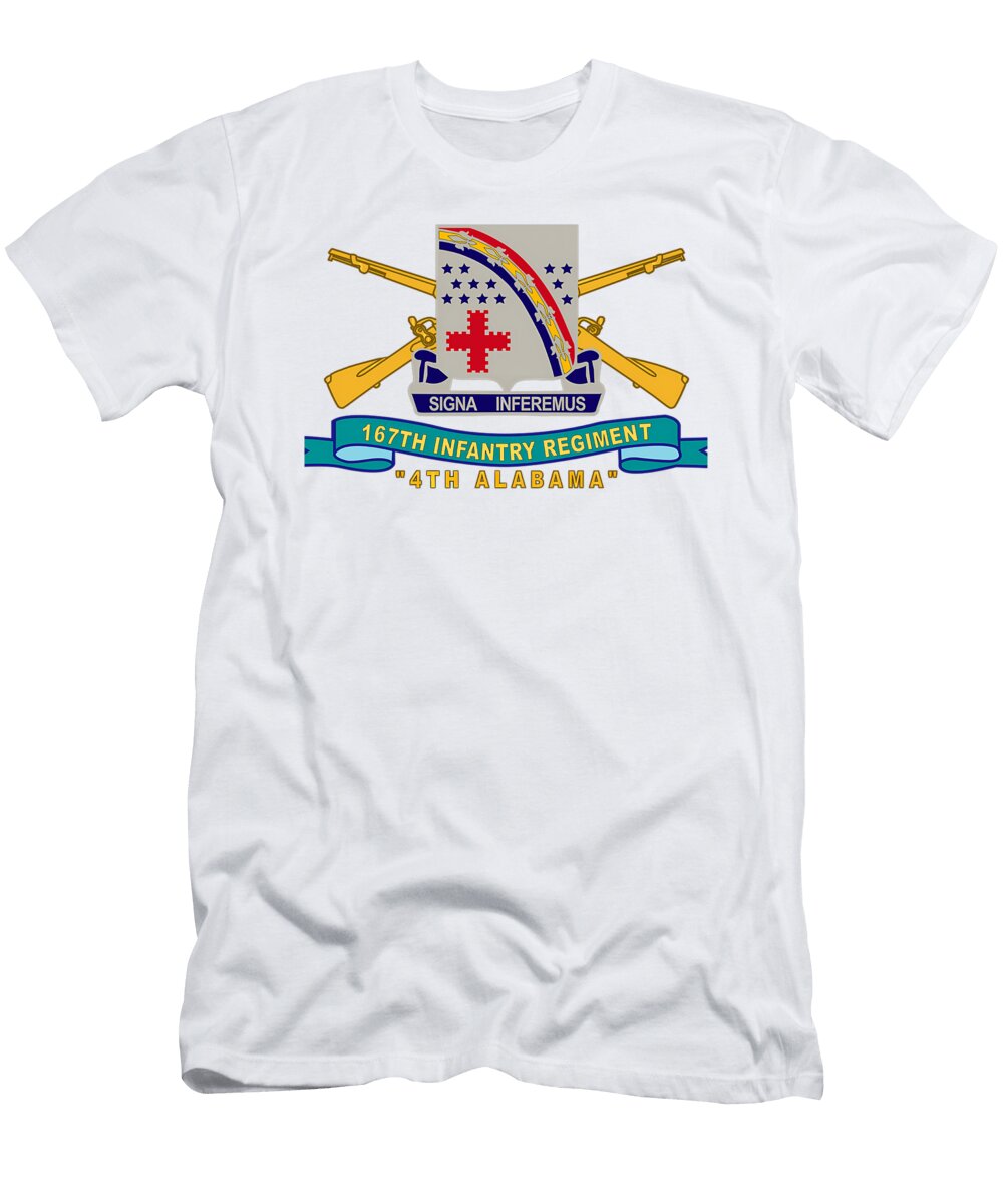 1 167th Infantry Regiment Emblem Milar Style T-Shirt