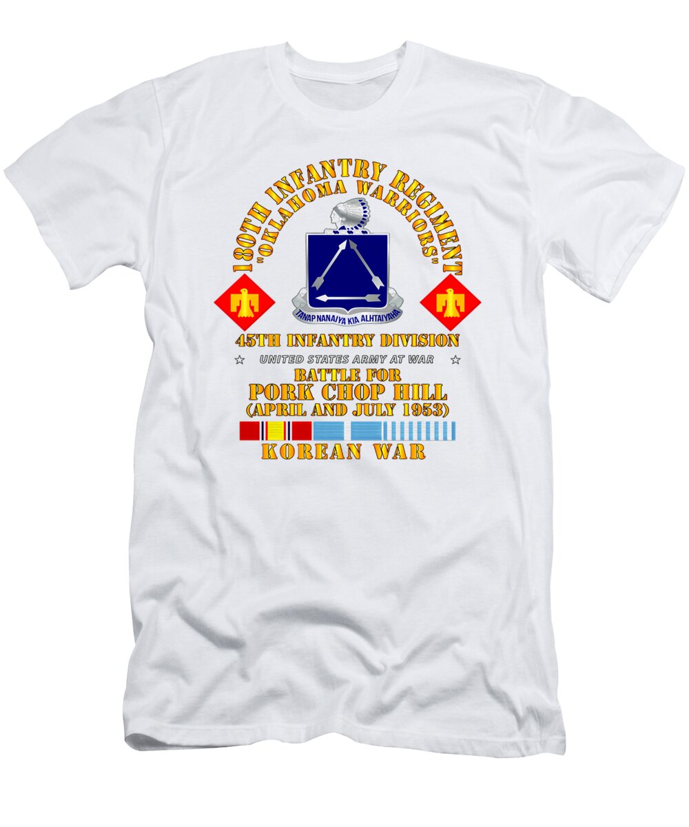 1 180th Infantry Regiment Emblem Kenvin Tran T-Shirt