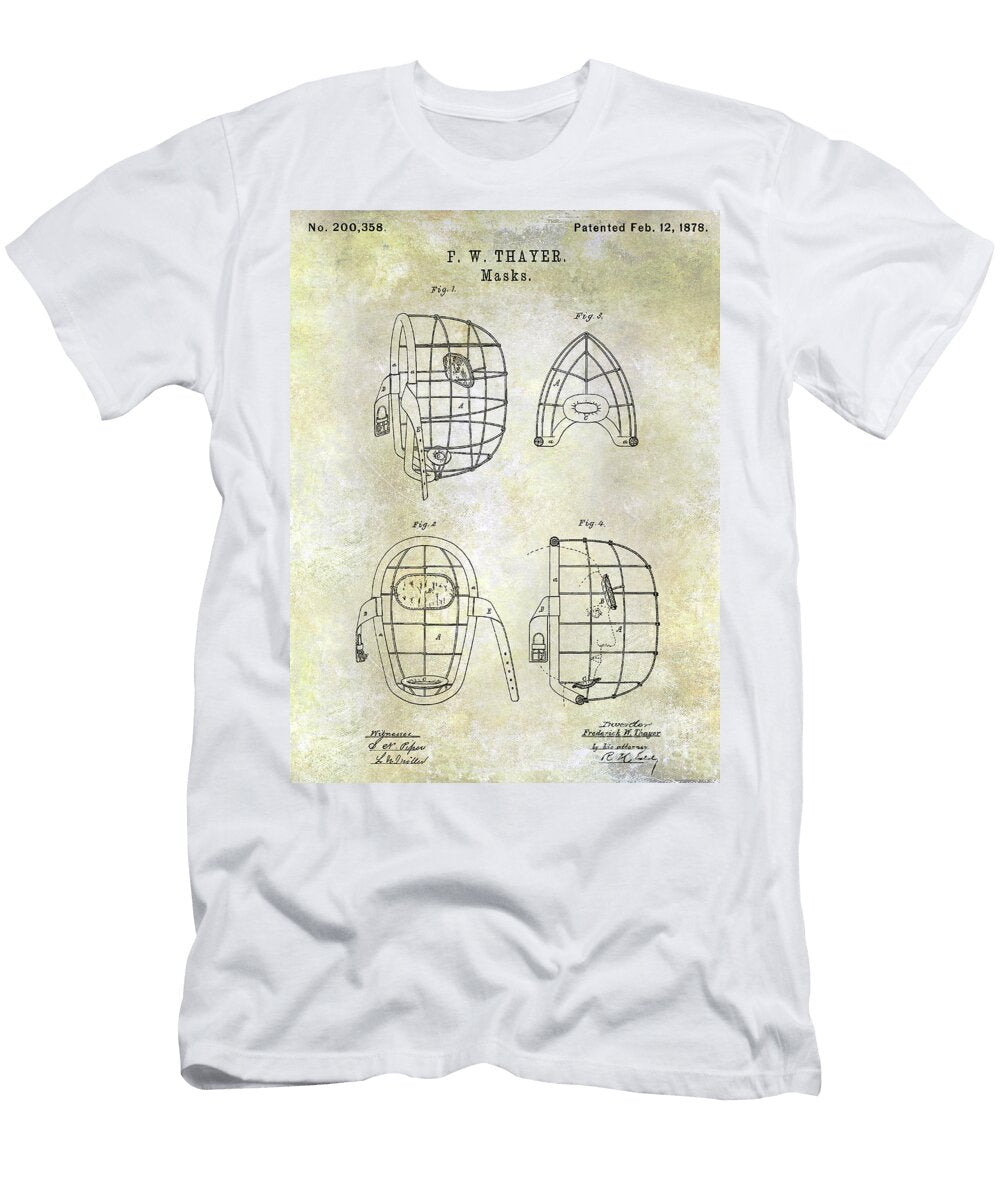 1 1878 Catchers Mask Patent Jon Neidert T-Shirt