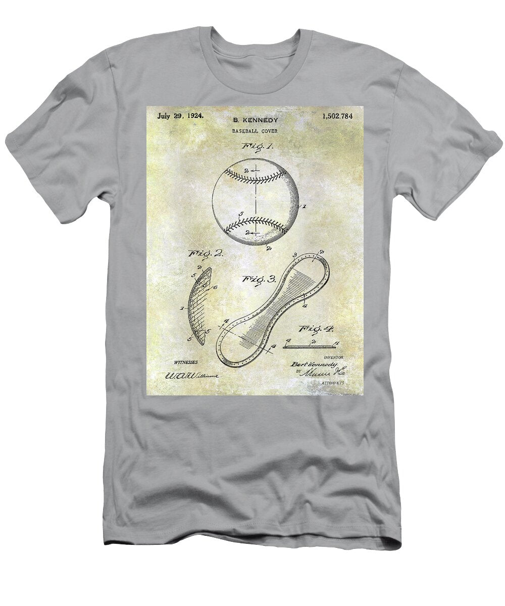 1 1924 Baseball Patent Jon Neidert T-Shirt