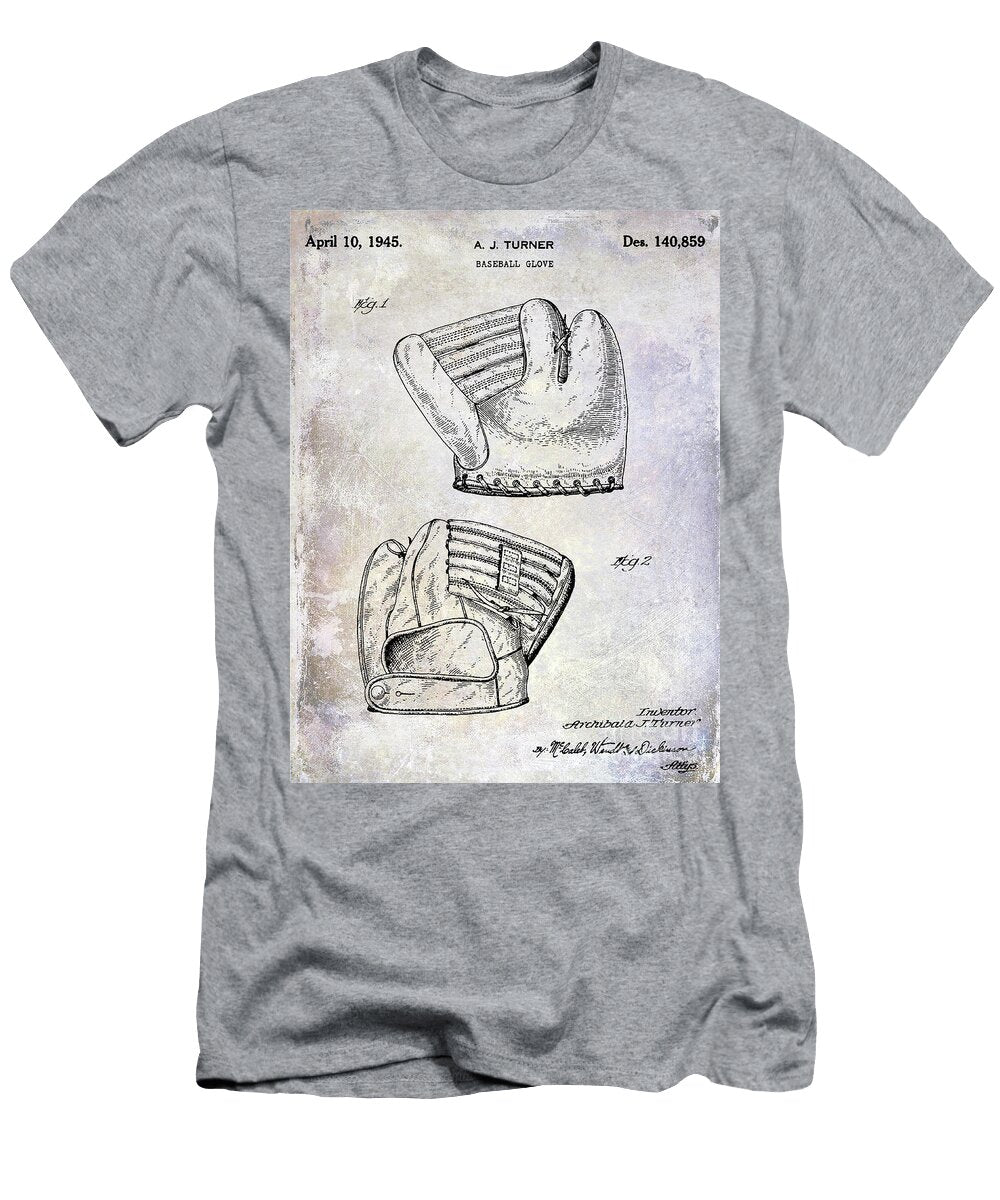 1 1945 Baseball Glove Patent Jon Neidert T-Shirt