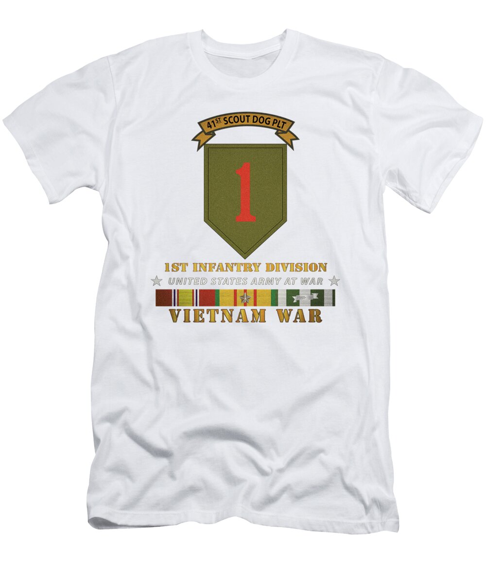 1 1st Infantry Division Emblem Milar Style T-Shirt