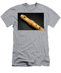 1 a Wooden Soprano Recorder Lying on Black Background Stefan Rotter T-Shirt