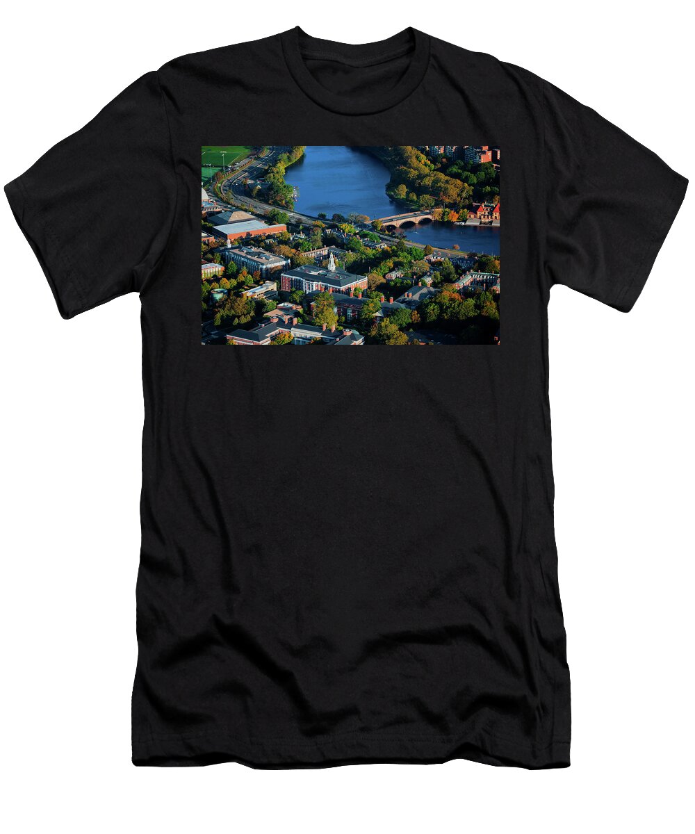 1 Aerial View of Cambridge and Anderson Panoramic Images T-Shirt