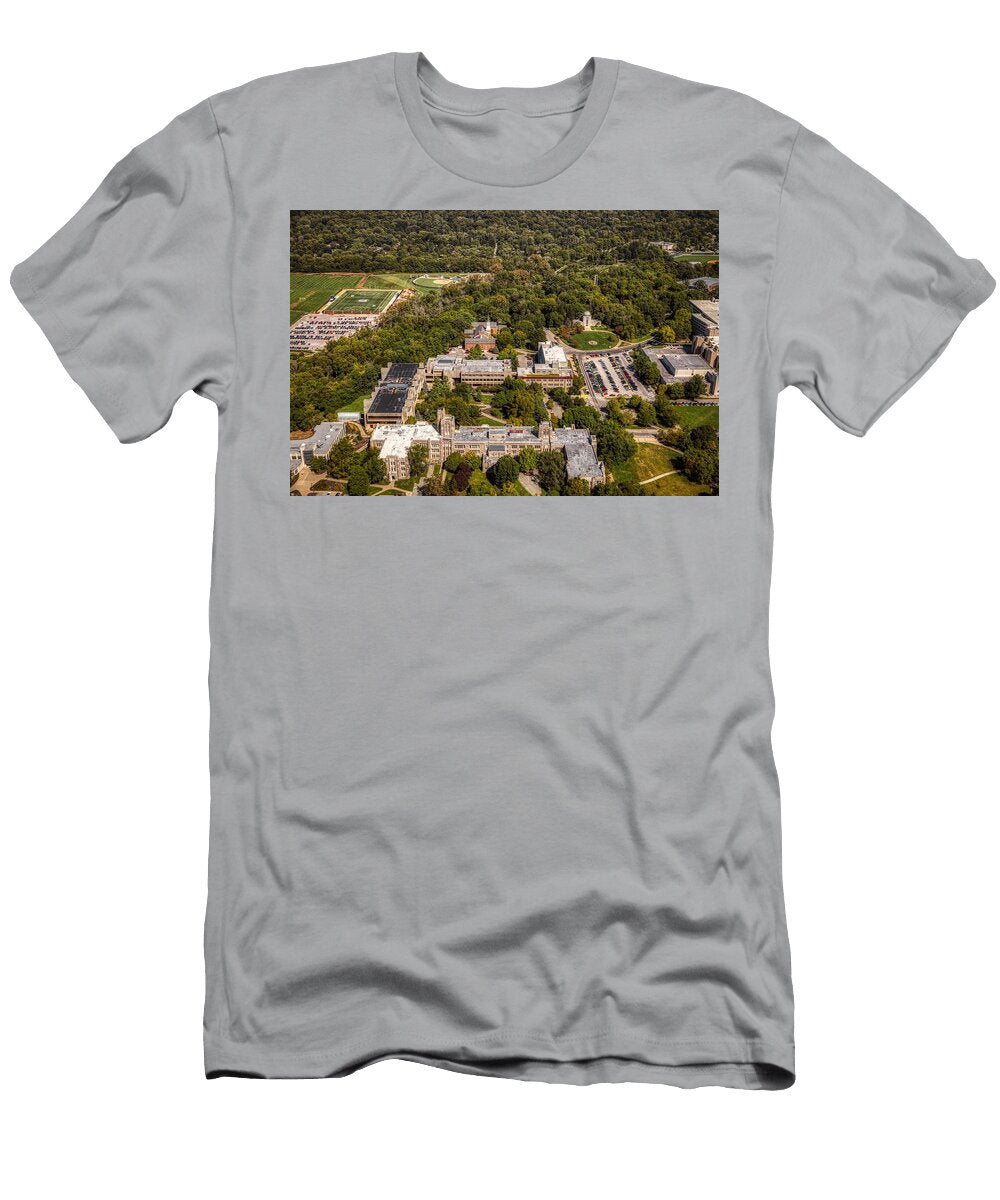 1 Aerial View of the Butler University Campus Mountain Dreams T-Shirt
