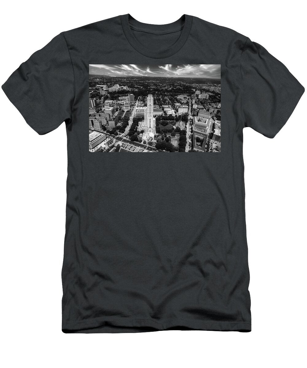 1 Aerial View of the University of Pittsburgh Campus Library of Congress T-Shirt
