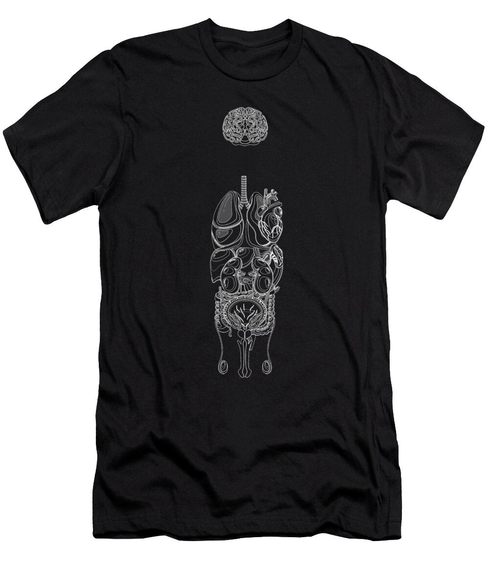 1 Anatomy Lineart Manuel Schmucker T-Shirt