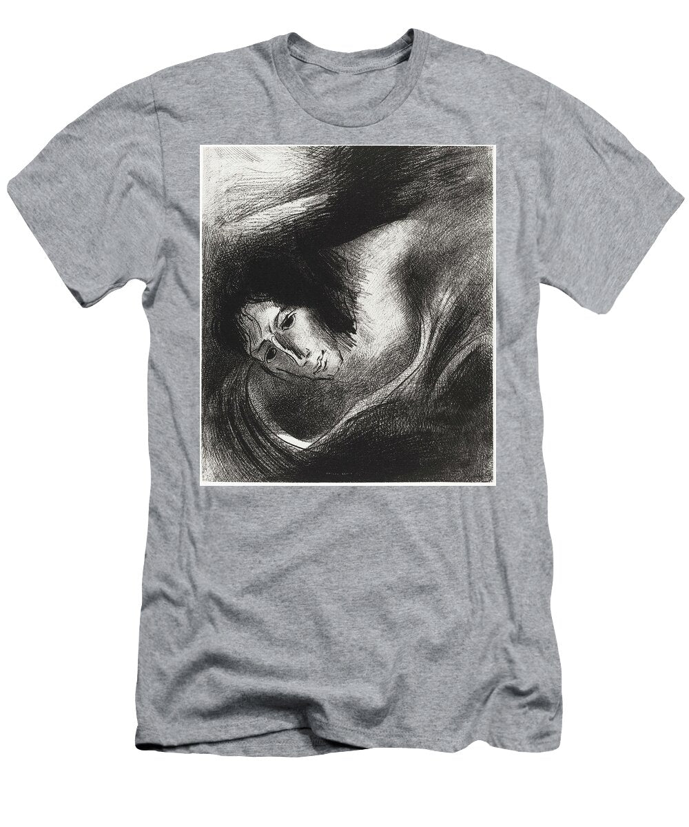 1 and the Devil That Deceived Them Was Cast Into the Lake of Fire and Brimstone Where the Beast and T Odilon Redon T-Shirt