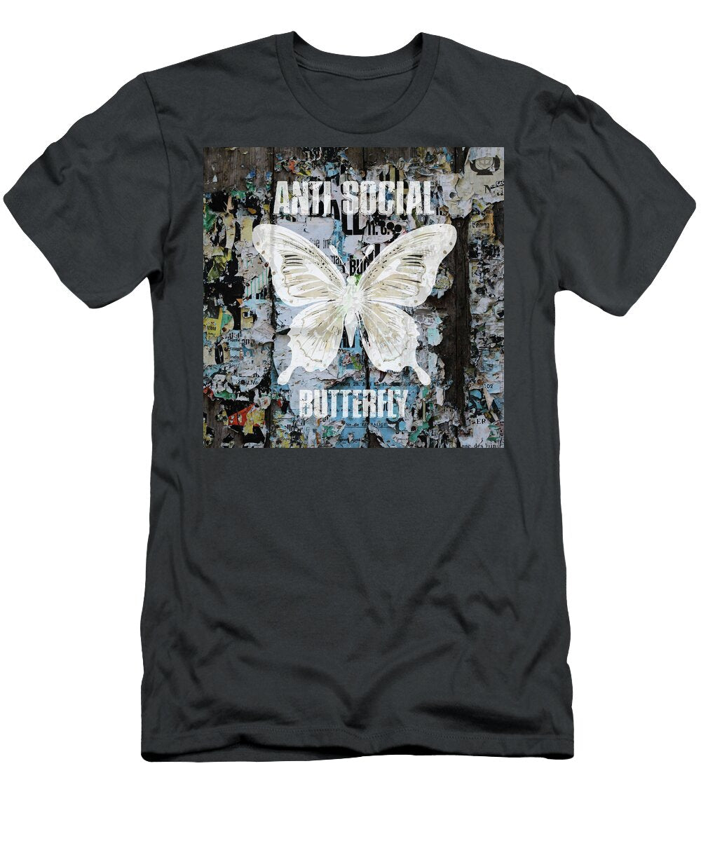 1 Anti Social Butterfly Grafpunk T-Shirt