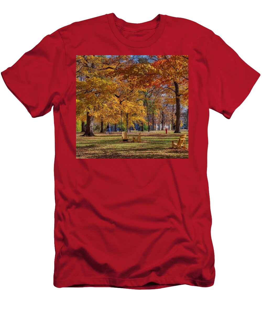 1 Autumn Colors on the Campus of St Olaf College Mountain Dreams T-Shirt