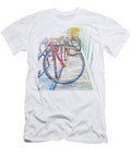 1 Bike Rack Pastels Jim Thomas T-Shirt