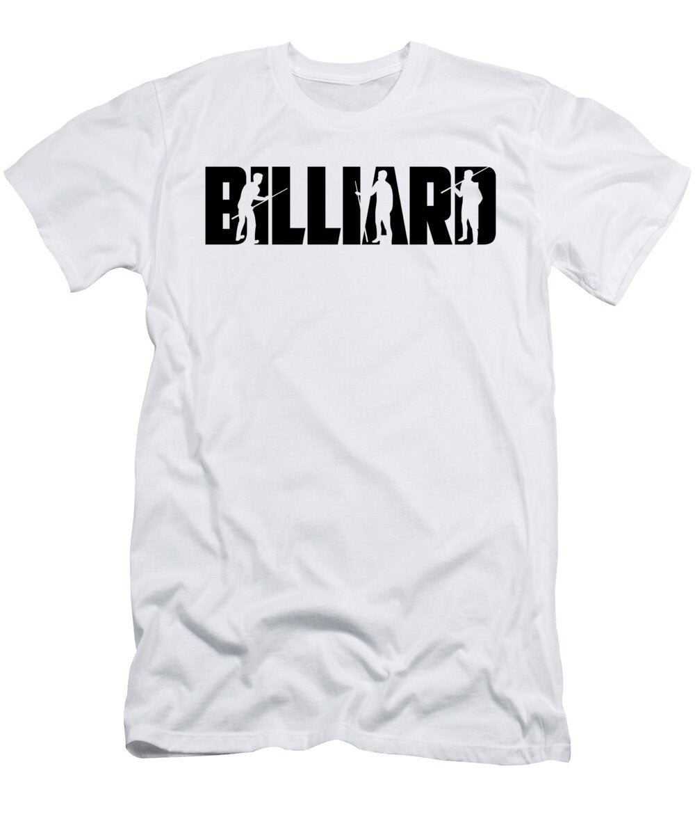1 Billiard Word Typograhpy Design Jensen Cena T-Shirt