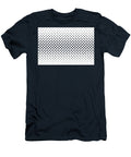 1 Black and White Halftone Abstract Polka Dot Pattern Petite Patterns T-Shirt