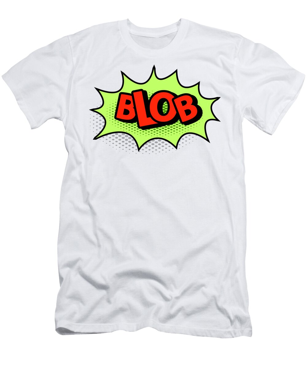 1 Blob Comic Speech Bubble Print on Demand T-Shirt