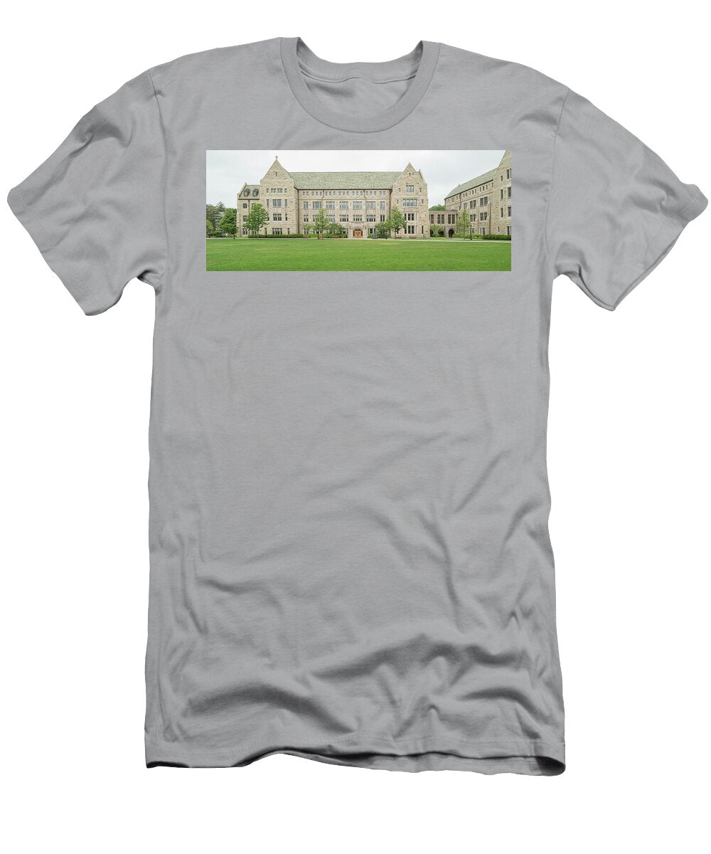 1 Boston College Building Chestnut Hill Panoramic Images T-Shirt