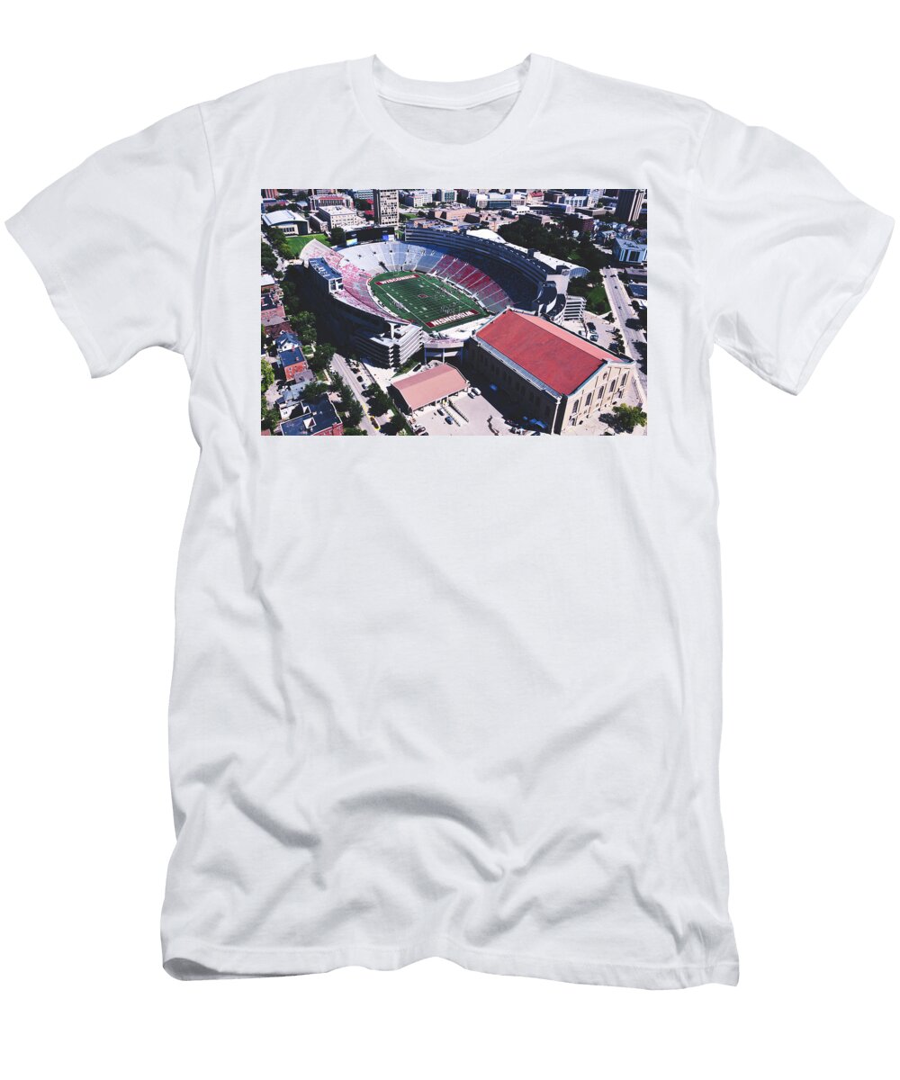 1 Camp Randall Stadium University of Wisconsin Library of Congress T-Shirt
