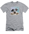1 Catahoula Leopard Dog Peeking Over Wall 02 Elisabeth Lucas T-Shirt