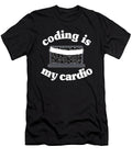 1 Coding Is My Cardio Funny Programmer Coder Gift Lisa Stronzi T-Shirt
