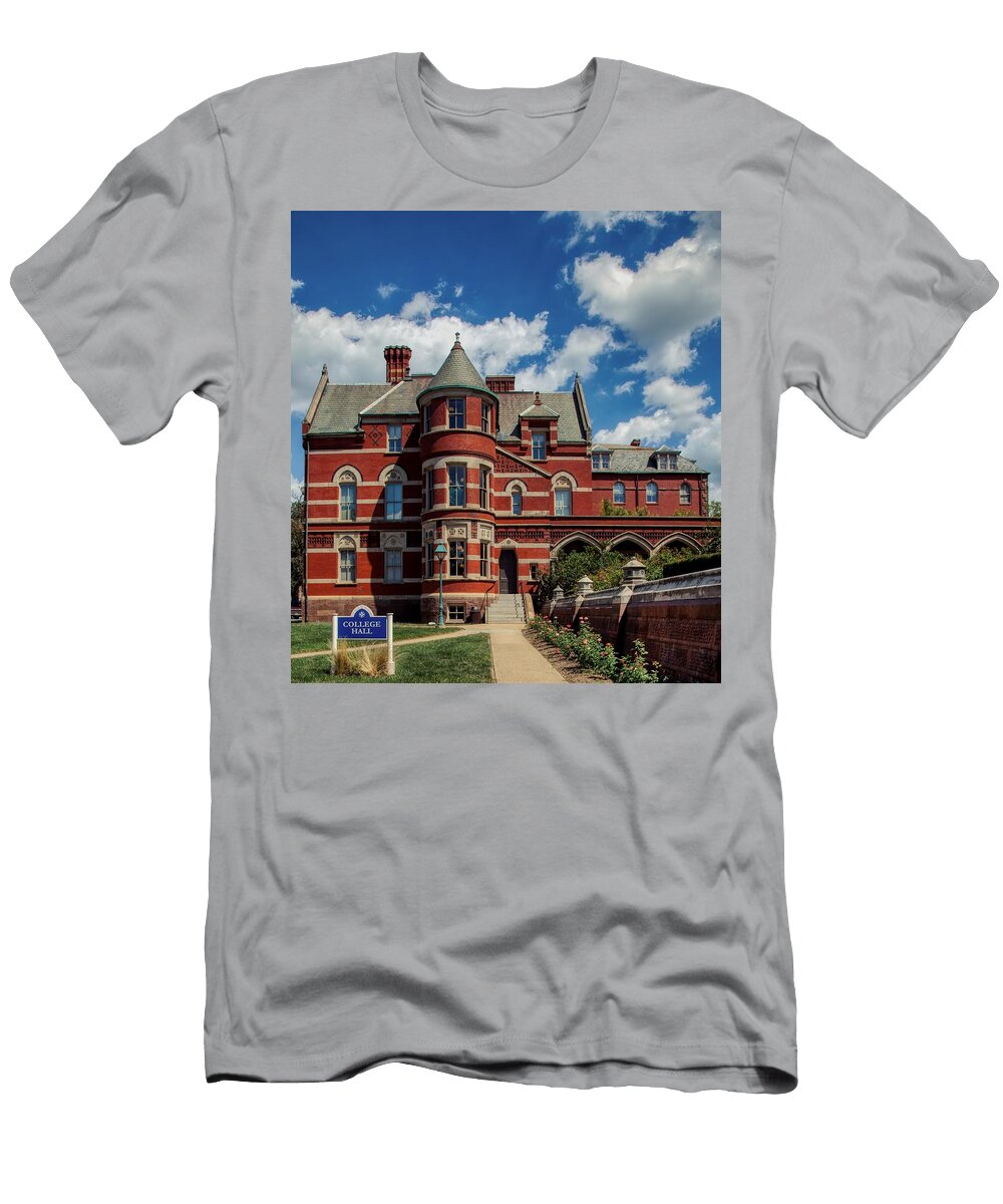 1 College Hall Gallaudet University Mountain Dreams T-Shirt