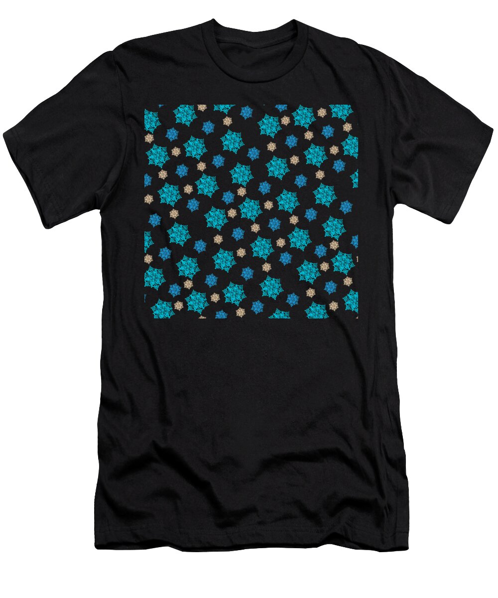 1 Crochet Snowflake Pattern Home of Print Home of Print T-Shirt