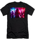 1 Dance Funky Montage Music Musical Audio Background Rainbow Equalizer Abstract Three Dimensional Illustration Fractal Digital Square Reflections Colourful Grid Geometric Graphic Glowing Wafe Akkash T-Shirt