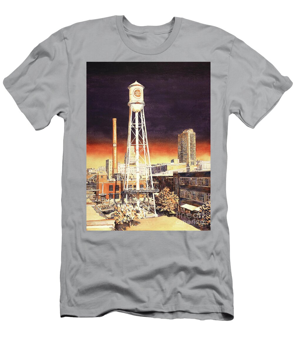 1 Durham Skyline North Carolina Ryan Fox T-Shirt