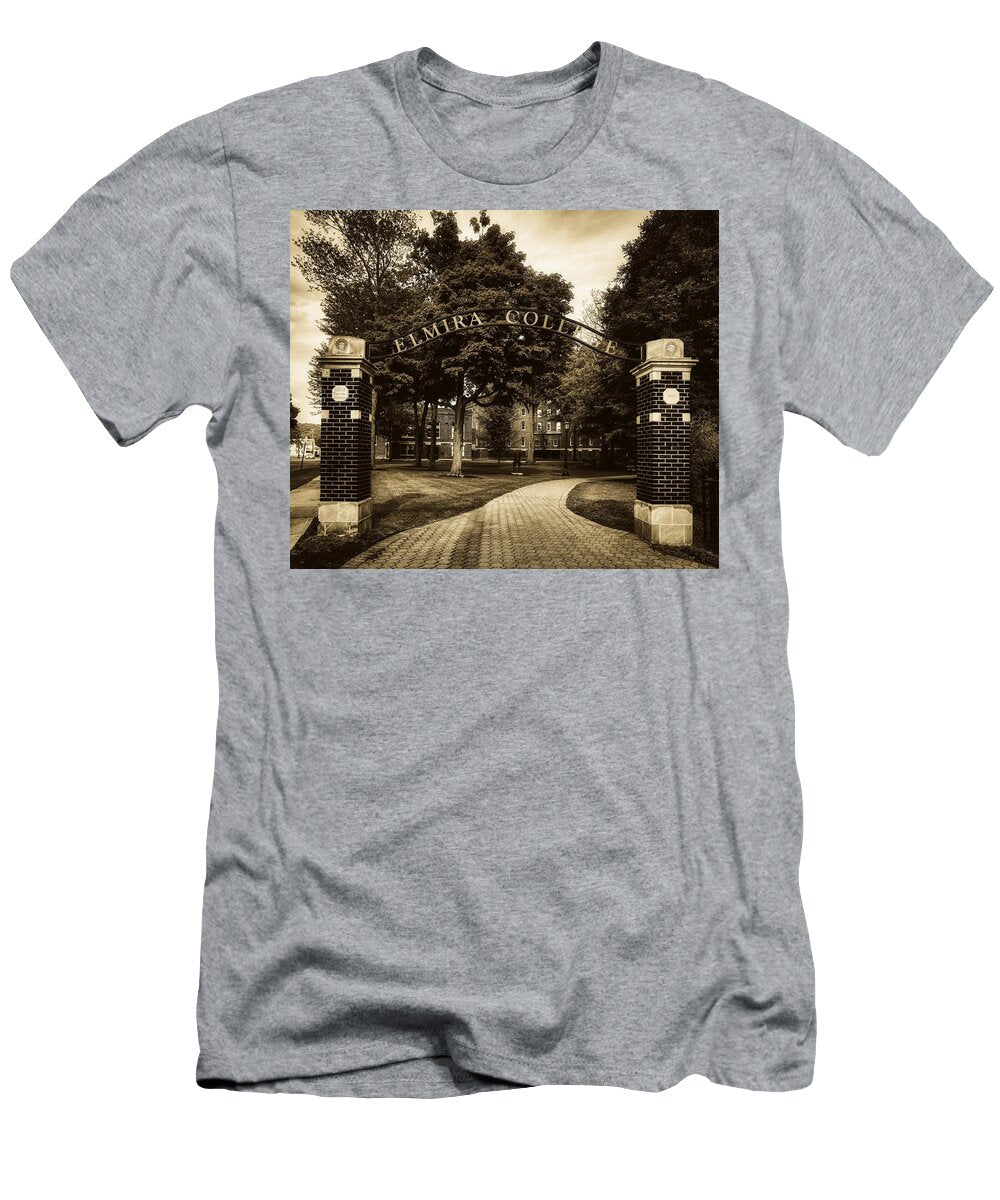 1 Elmira College Entrance Library of Congress T-Shirt