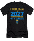1 Future Class of 2027 I Survived Passed 8th Grade Graduation Maximus Designs T-Shirt