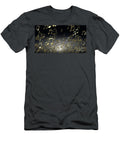 1 Gold Musical Notes Floating Allan Swart T-Shirt