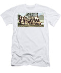1 Group Portrait of Sophomore Basketball Team 1908 Colorized By Ahmet Asar Ahmet Asar T-Shirt