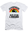 1 Headbanging Is My Cardio Cat Rainbow Heavy Metal Cats Lisa Stronzi T-Shirt