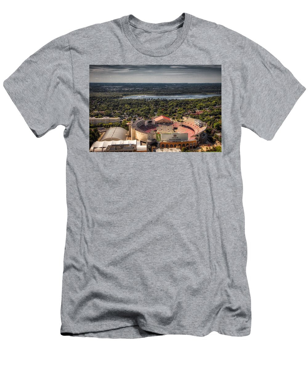 1 Home of the Wisconsin Badgers Camp Randall Stadium Mountain Dreams T-Shirt