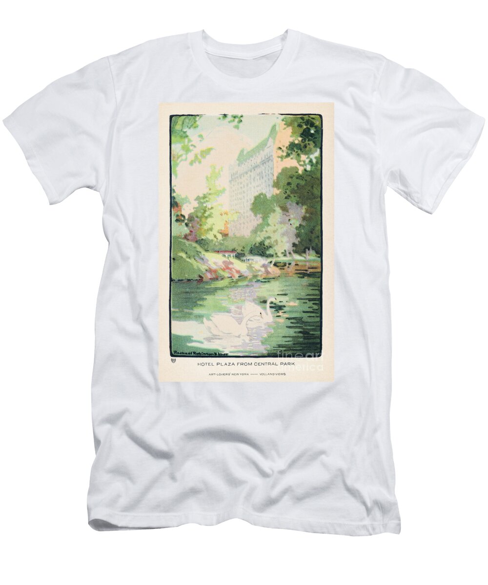 1 Hotel Plaza From Central Park Diane Hocker T-Shirt