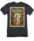 1 Indiana University Campus Iconic Vintage Travel Poster Sampadart Gallery T-Shirt