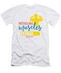 1 Installing Muscles Please Wait Jacob Zelazny T-Shirt