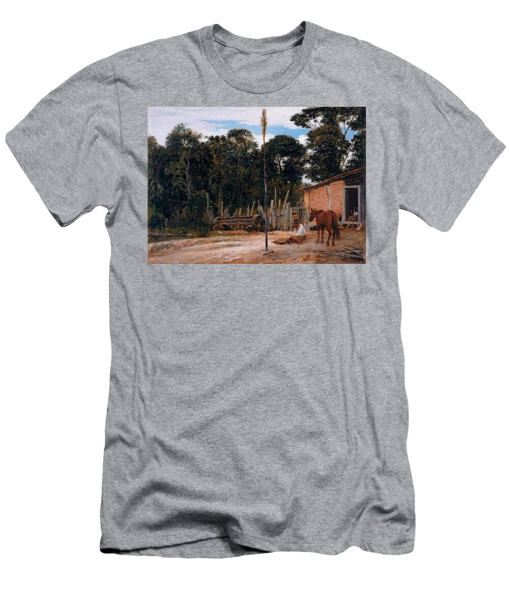 1 Jose Ferraz De Almeida Junior 1850 1899 Tightening the Saddle Artistic Rifki T-Shirt