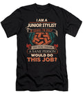 1 Junior Stylist We Do Precision Job Gift Item Shi Hu Kang T-Shirt