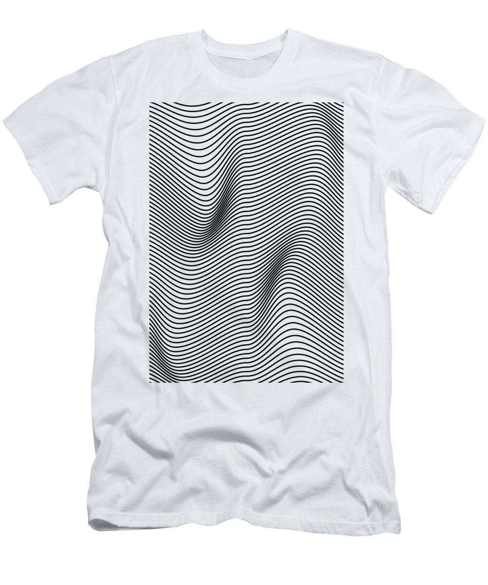 1 Line Art Black and White Jodoto Design T-Shirt