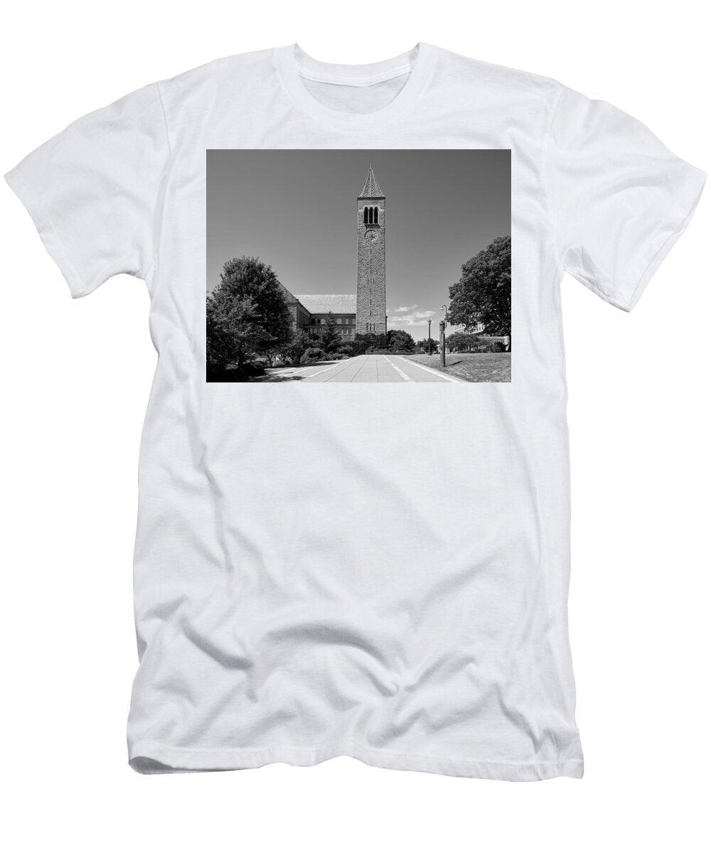 1 Mcgraw Tower and Uris Library Cornell University Library of Congress T-Shirt