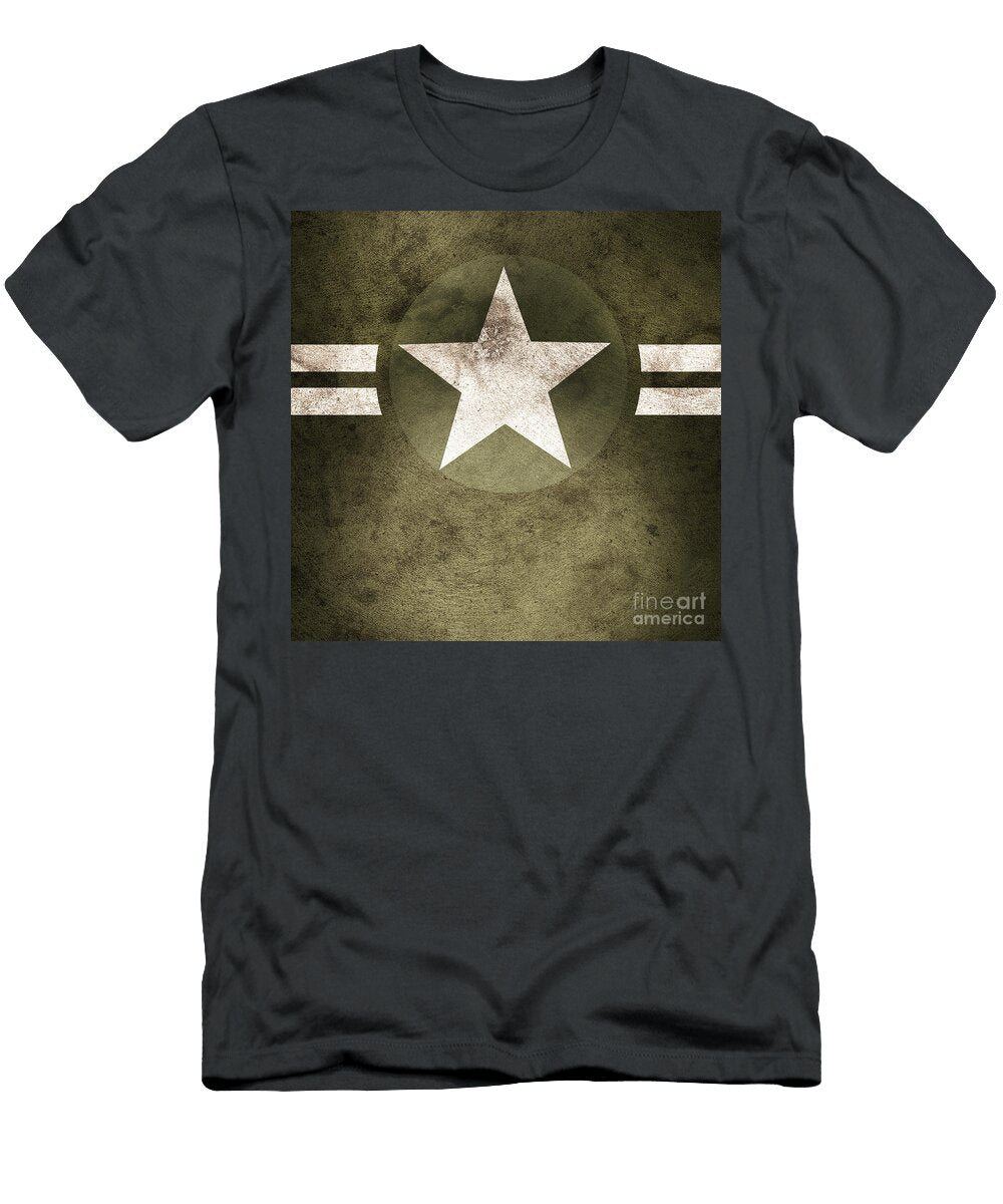 1 Military Army Star Background Ryan Jorgensen T-Shirt