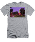 1 Morning Twilight Shot of Pat Neff Hall From Founders Mall At Baylor University Waco Central Texas Silvio Ligutti T-Shirt
