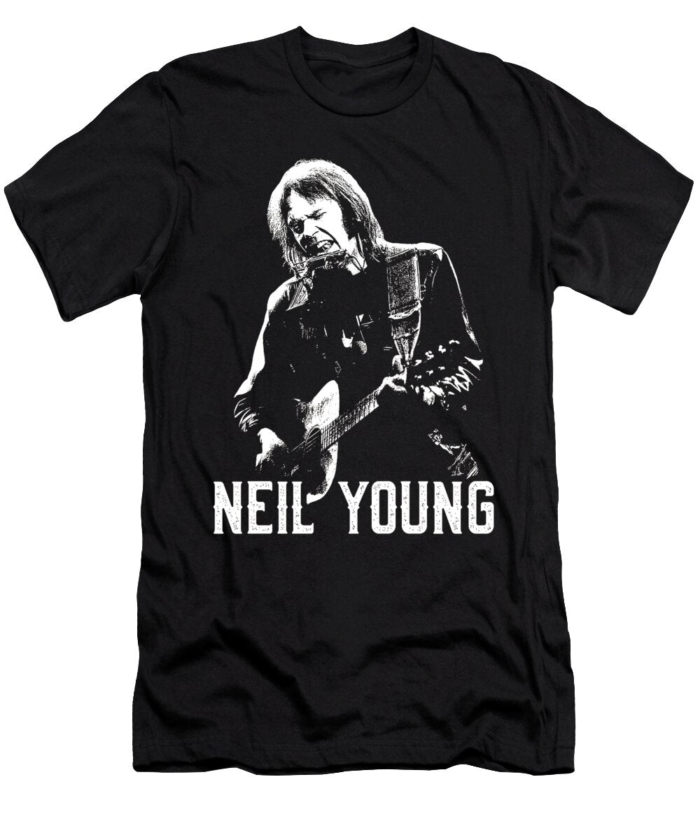 1 Neil Young Paul J Hudson T-Shirt
