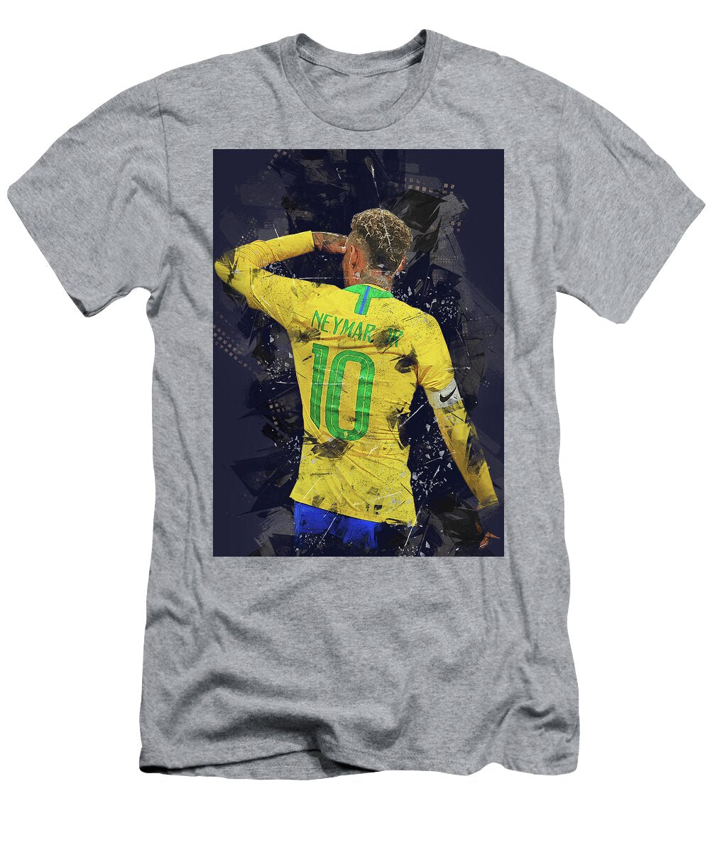 1 Neymar Neymar Da Silva Santos Junior Neymar Junior Barcelona Brasilien Olympia Neymar Leith Huber T-Shirt