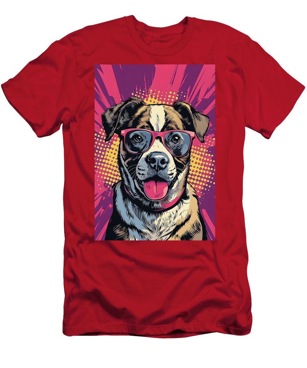 1 Pop Art Dog Martin Newman T-Shirt