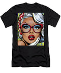 1 Pop Art Woman with Glasses Kevin Walker and Pixel Reverie T-Shirt
