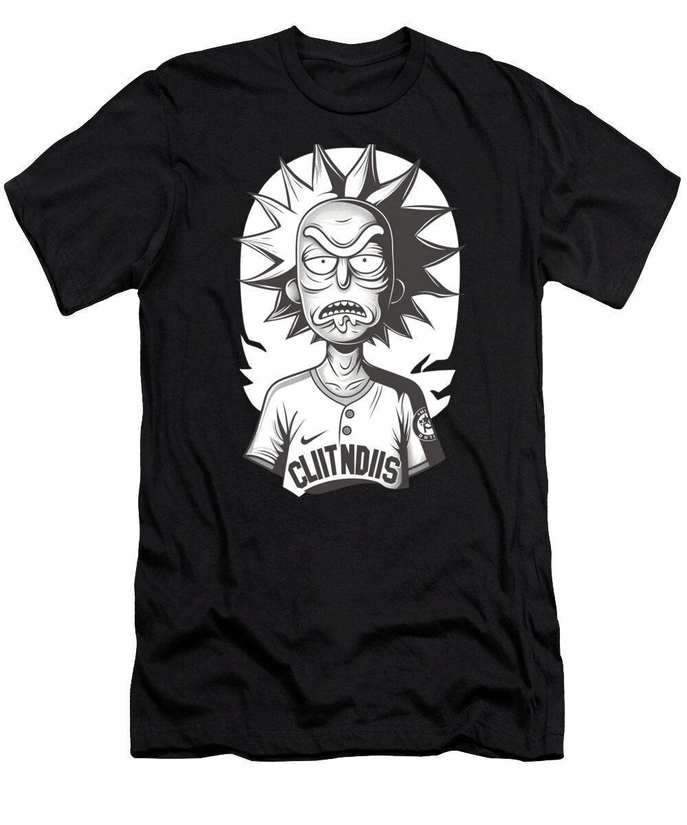 1 Rick and Morty Vs Cleveland Indians Logo Design Insights Rush T-Shirt