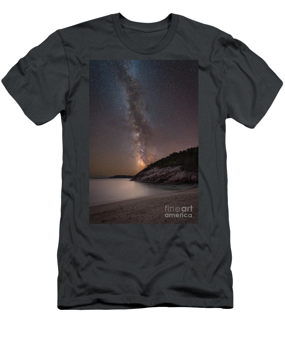 1 Sand Beach Milky Way Portrait Michael Ver Sprill T-Shirt
